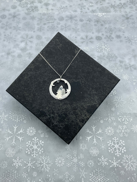 Winter Snow Globe Necklace