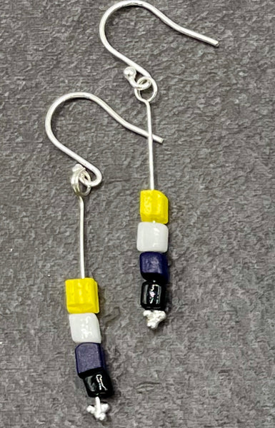 Pride Earrings- Nonbinary Flag