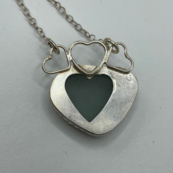 Sea Glass Heart Necklace